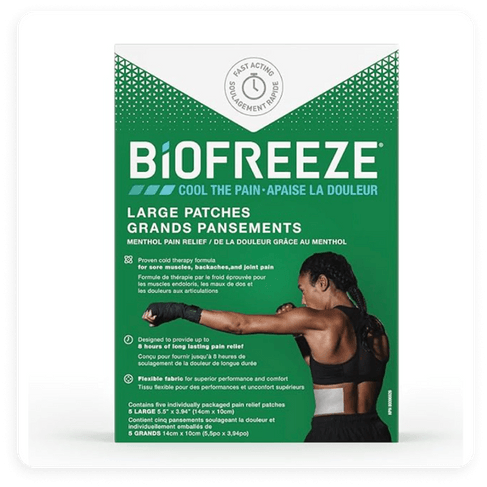 BIOFREEZE PAIN PATCHES - 5 PATCHES